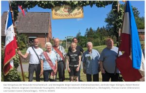 Neue Könige in Missunde: Gerlinde Höger und Robert Riemer haben das Zepter