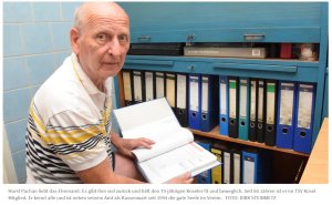 Gute Seele im TSV Kosel: Horst Pachan (79) engagiert sich seit mehr als 60 Jahren im Verein