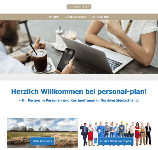 Redesign für personal-plan