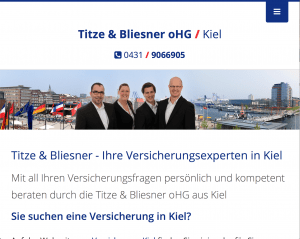 Versicherung kiel goes responsive