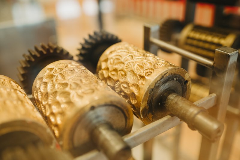 Historische Messingwalzen