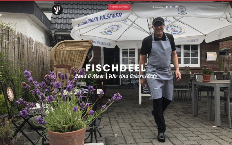 <u>Fischdeel</u> Land & Meer - Die Website im frischen Gewand, erstellt von netinsiders